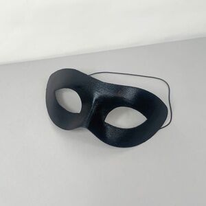 Black Molded Costume Mask